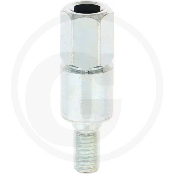 Asadapter (M6 rechtse draad Asgaten ovaal / 5,5 x 7 mm) Gratis Verzending