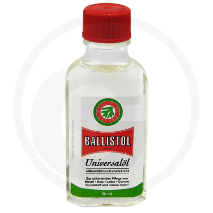 Merkproduct Ballistol fles 50 ml - Universele olie voor verzorging, bescherming en smering