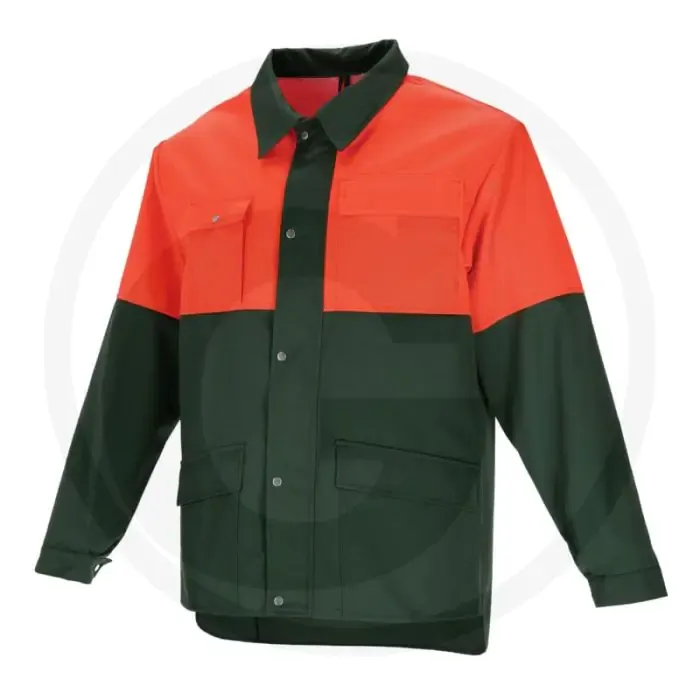 Bosbouw jas classic zonder snij- en zaagbescherming - maat: eu 62/64 (xxl) Betrouwbaar