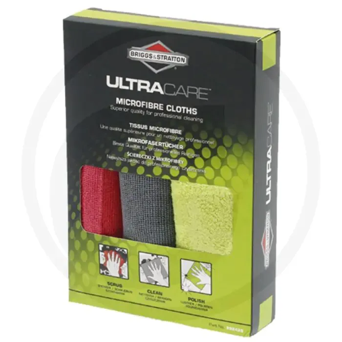 Goedkoop Briggs & Stratton Ultra Care microvezeldoekenset - 3 stuks