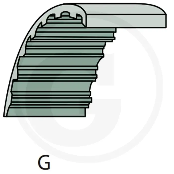 By PIX Distributieriem (Type G, 800-S8M-12) Tijdelijk Beschikbaar