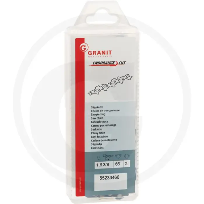 Endurance cut zaagketting ronde zaagtand - 3/8' steek, 66 aandrijfschakels Op = Op