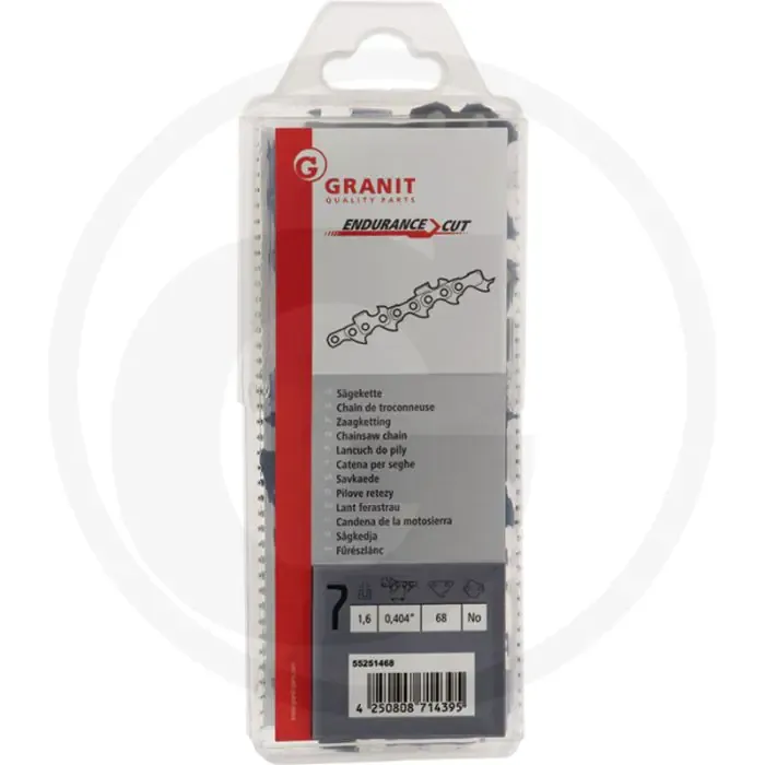 Endurance cut zaagketting ronde zaagtand - steek .404' 1,6mm 68 schakels Exclusieve Aanbieding