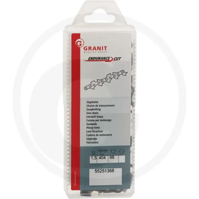 Gratis Retour Endurance cut zaagketting ronde zaagtand - steek: .404' - 68 aandrijfschakels