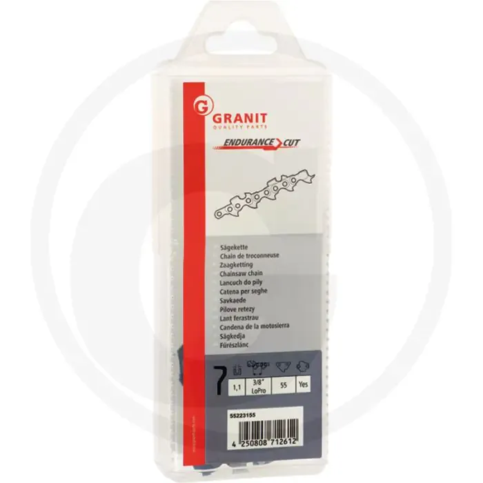 Premium Endurance cut zaagketting ronde zaagtand - steek: 3/8' lopro