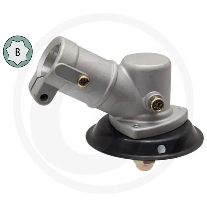 Speciale Aanbieding Haakse aandrijfkop 7 tanden Ø26mm M10x1,25 links - Universeel met speciale opname