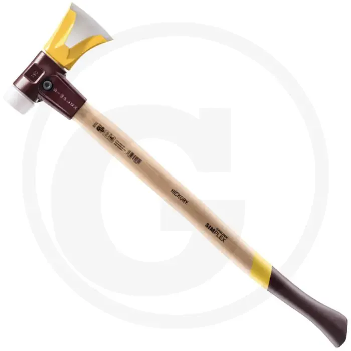 Halder kloofbijl simplex, met spiebanen - 2840g kopgewicht, 765mm lengte, hickorysteel Hoge Kwaliteit