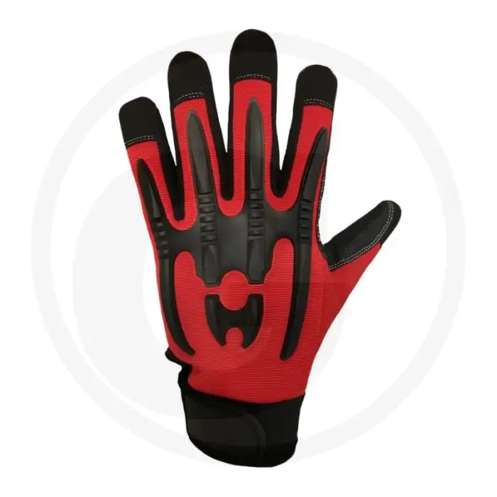 Laatste Kans Handschoenen sure grip premium - maat 8, zwart / rood, m, kunstleer