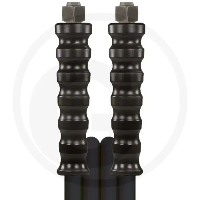 Hogedrukslang 10m, 210 bar, 150°C, DN8, 1SN, Met knikbescherming Actieprijs