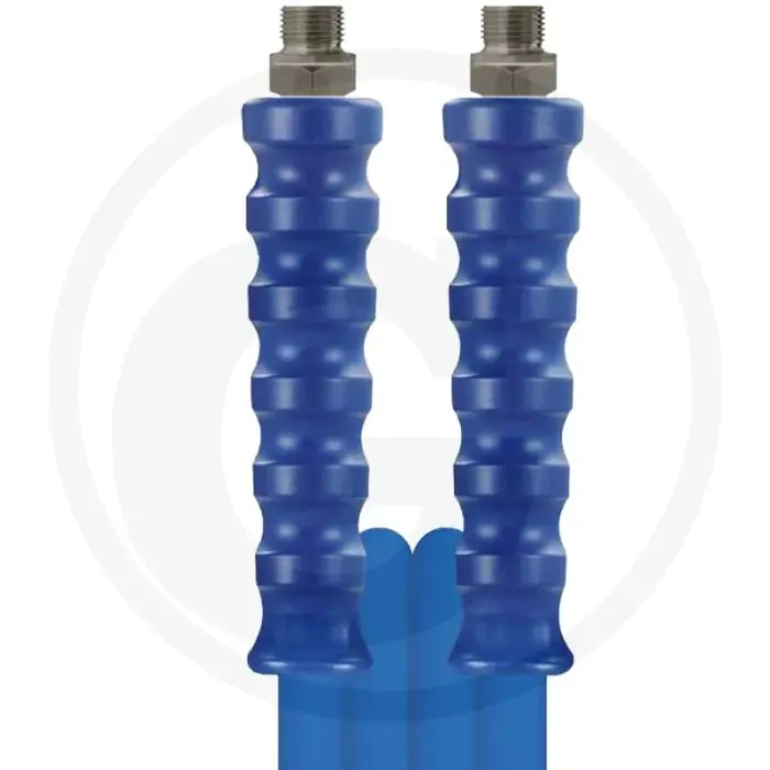 Populair Hogedrukslang 15m 400bar 2SC blauw AGR 3/8''