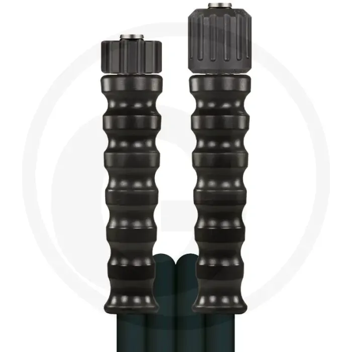 Hogedrukslang 15m DN10 400 bar 150°C - 2SN - Met knikbescherming Direct Verzonden