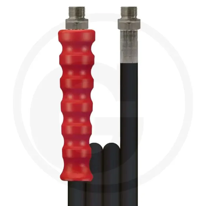 Hogedrukslang 3/8” buitendraad, 20m, 400 bar, 150°C, 2SC, DN8 Betrouwbaar