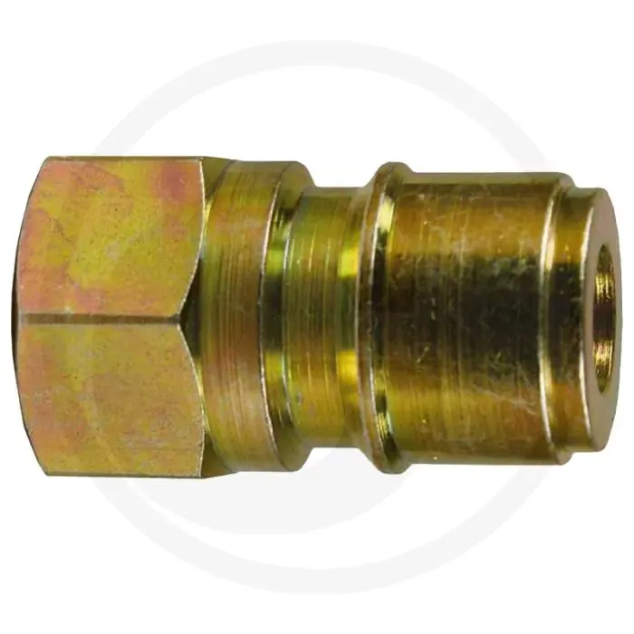 Tijdelijk Beschikbaar Hogedruksteeknippel 3/8" IG, 250 bar, Verzinkt staal
