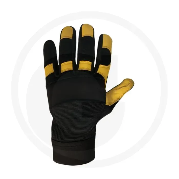Hoveniershandschoenen premium - geitenleer, pvc-pads, spandex, neopreen Seizoensaanbieding