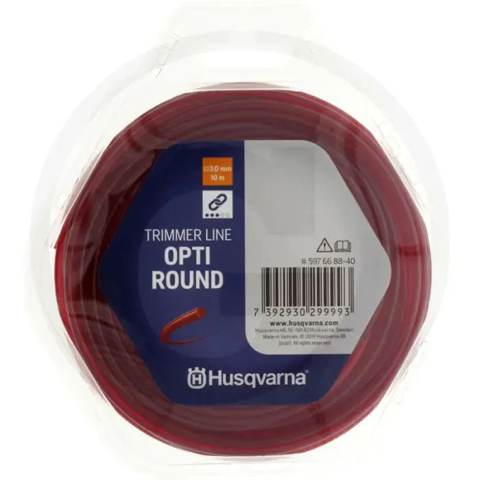 Husqvarna Nylonfaden Opti-Rund (Faden-Ø 3,0 mm / 10 m) Beperkt Aanbod