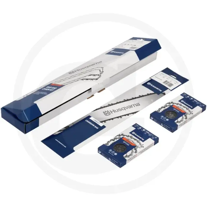 Gereduceerde Prijs Husqvarna zaagketting + zaagblad 2+1 ronde zaagtand - steek: .325" - 33cm lengte - hsm aansluiting