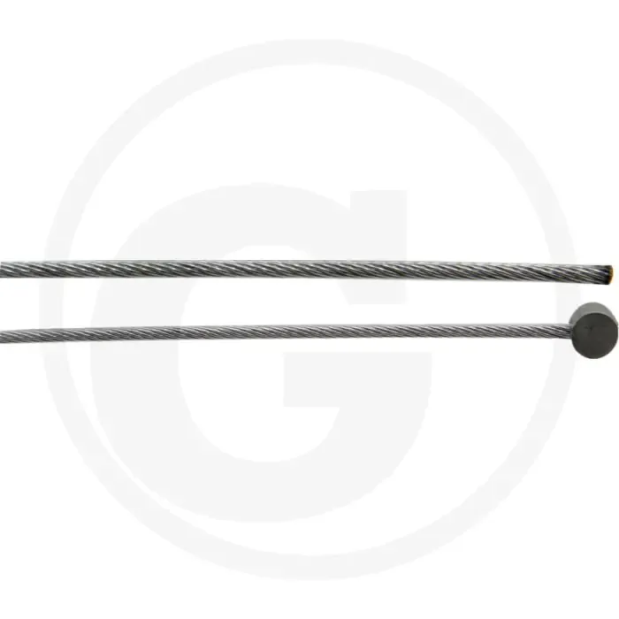 Kabel 2500mm Lengte 1,6mm Ø - 6 x 4mm Nippel Lage Prijs
