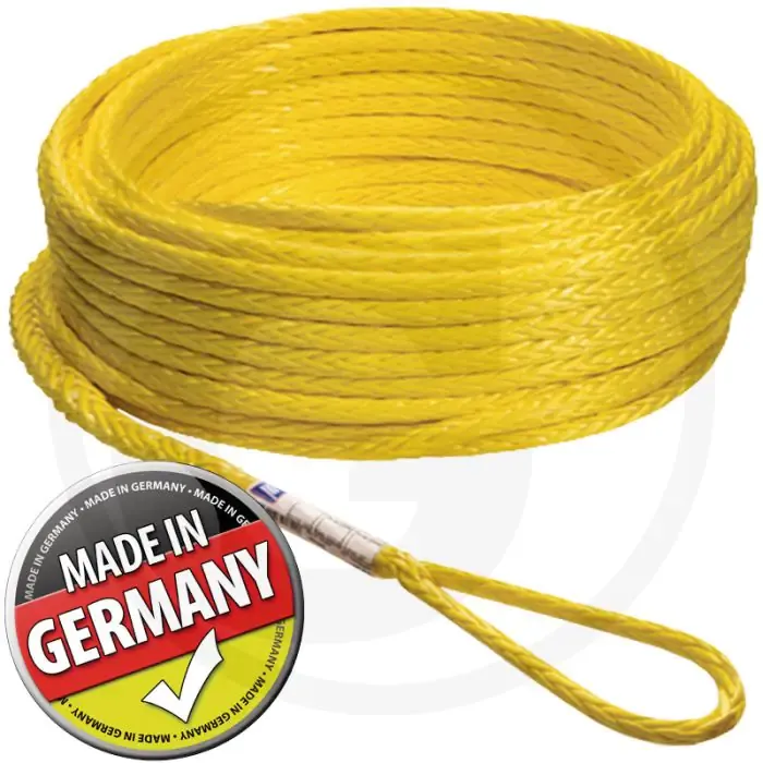 Rechtstreeks Van De Fabrikant Novoleen liertouw met gesplitste lus - 8mm koord-Ø, 50m lengte, 5,8t breukbelasting
