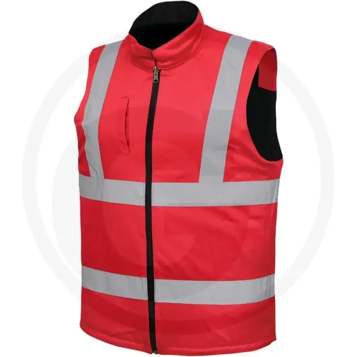 Omkeerbaar vest comfort - kleur: zwart / rood Direct Beschikbaar