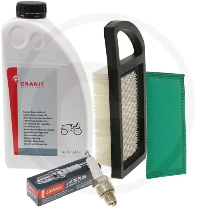 Onderhoudskit - 3 serie, verticaal - 1,4L SAE30 - luchtfilter - voorfilter - bougie Nieuw