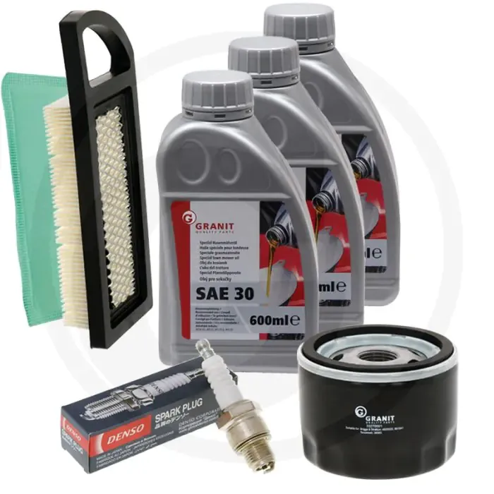 Onderhoudskit - 4 serie, verticaal - 3x SAE30 motorolie, luchtfilter, oliefilter Premium