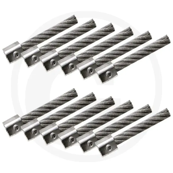 Onkruidborstelset - Universeel, SideLock, 145mm, Staal, 12st, Ø14mm Speciale Aanbieding