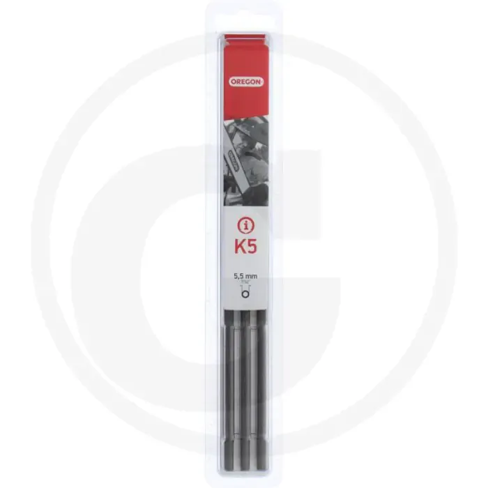Rechtstreeks Van De Fabrikant Oregon oregon kettensägenfeile (k5) in 3er-shopverpackung - rundfeile 5,5 mm