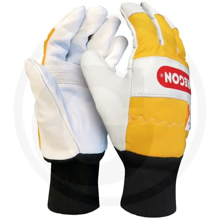 Oregon oregon schnittschutzhandschuh schnittschutzklasse 0 - gelb/weiß leder forsthandschuh 16 m/s Must-Have