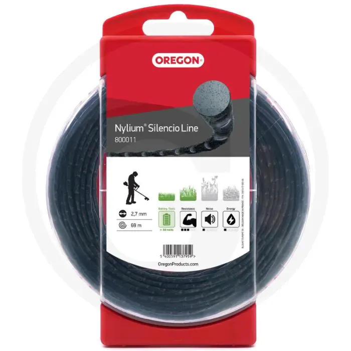 OREGON Trimmerdraad nylon (NYLIUM SILENCIO Line) Direct Beschikbaar