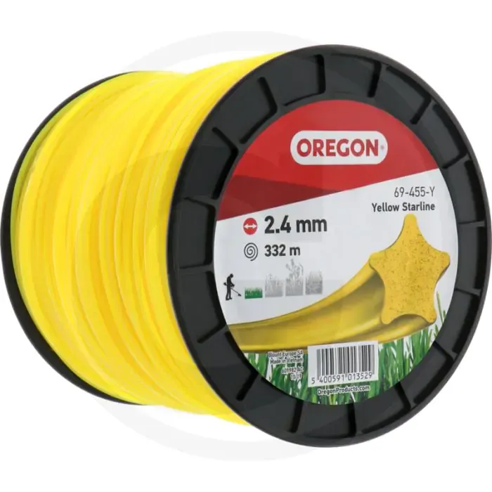 Hete Deal OREGON Trimmerdraad nylon (YellowLine ster)