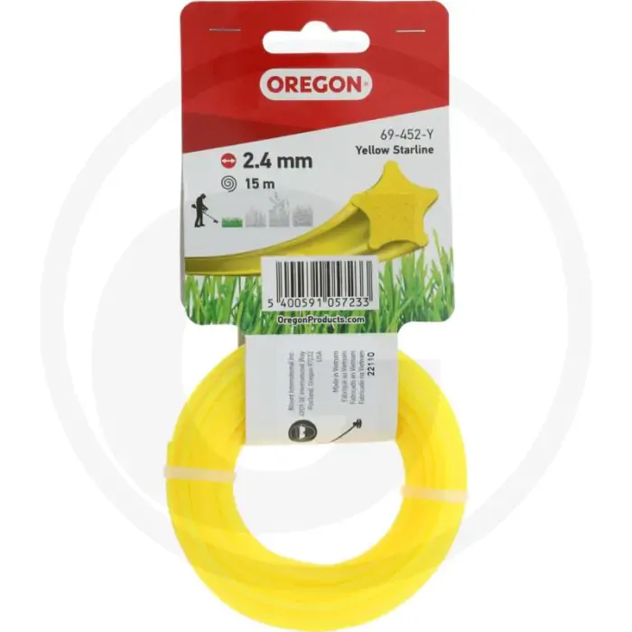 OREGON Trimmerdraad nylon (YellowLine ster) Flitsaanbieding