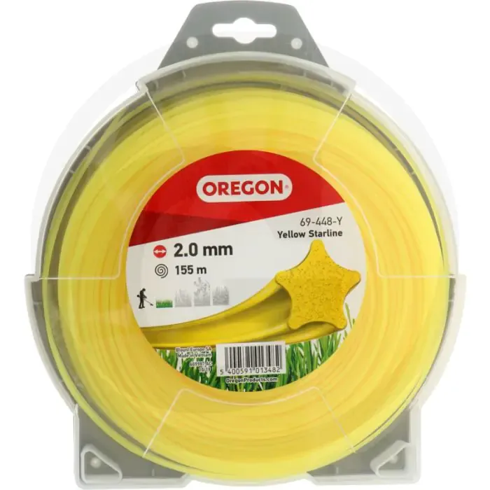 Bestel Nu OREGON Trimmerdraad nylon (YellowLine ster)