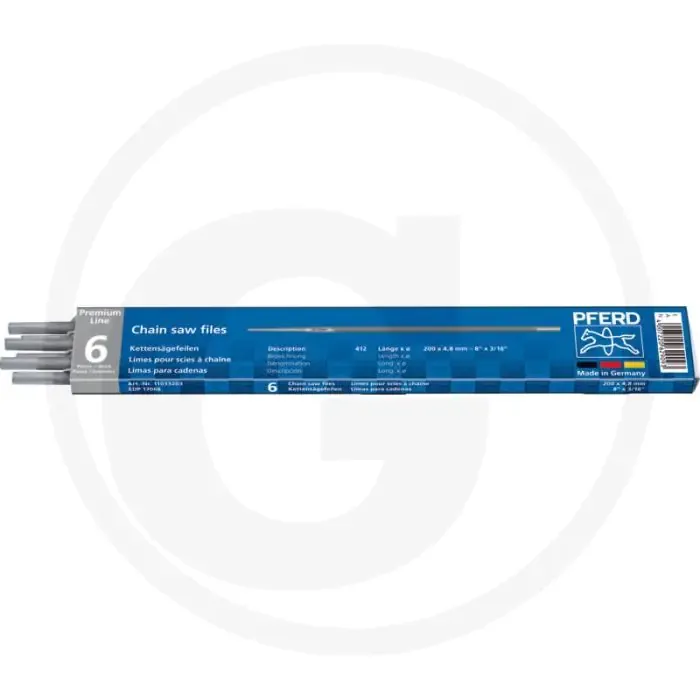 Pferd kettingzaagvijl premium line masterverpakking vpe 6 - ronde vijlen (vijl-Ø 5,5mm) Uitverkoop