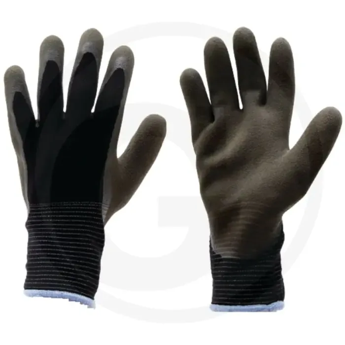 Power grab winter handschoen - polyester / katoen, 2-laags fijngebreid, acrylvoering, latexschuimcoating Beperkte Voorraad