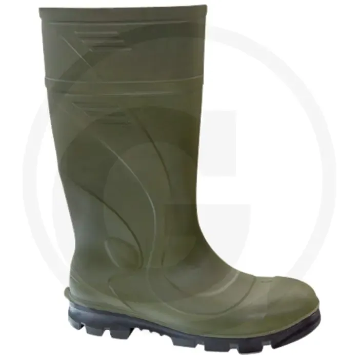 PU veiligheidslaarzen S5 Groen | Stalen neus, anti-slip zool, antistatisch | Maat 39 EU Korting