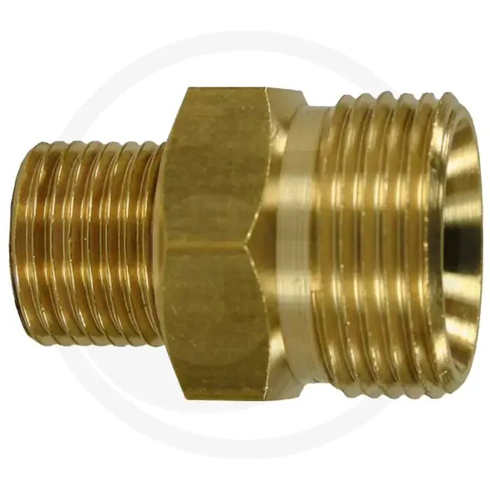 Dagaanbieding Tegennippel Messing M22 x 1,5 buitendraad