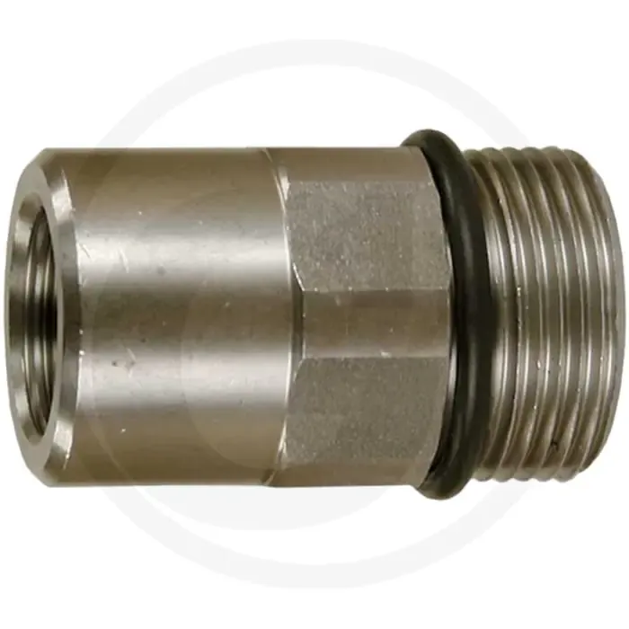 Express Levering Tegennippel Roestvrijstaal 700 bar, 150°C, 1/4" binnendraad, M24 x 1,5 buitendraad