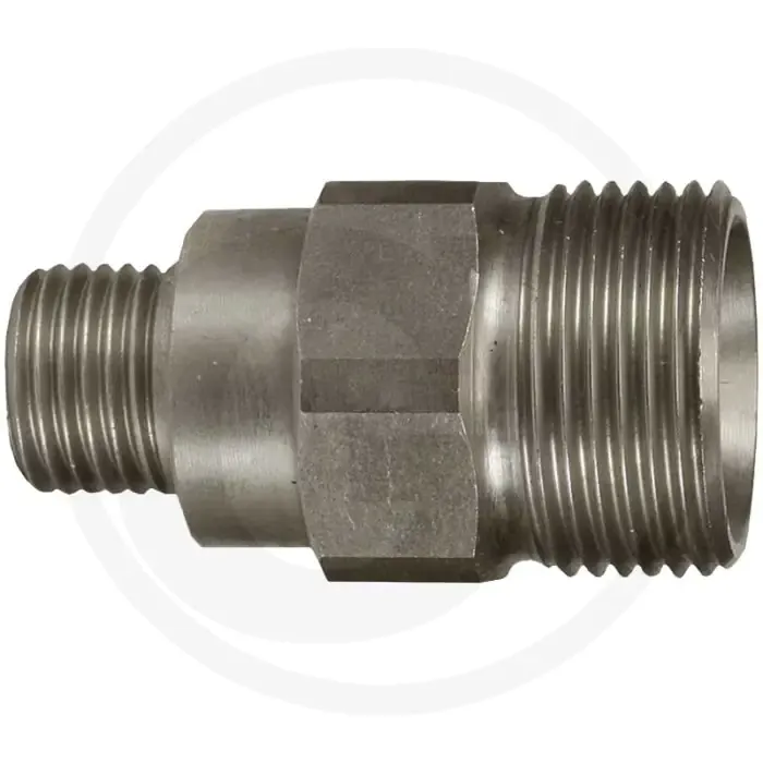 Tegennippel Roestvrijstaal M22 x 1,5 40mm 400bar Premium