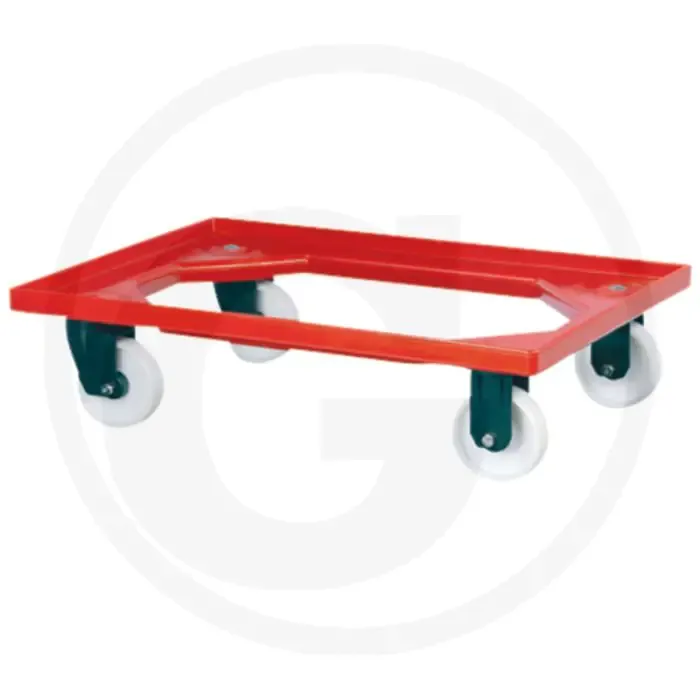 Transportkar 615x415x175mm Rood Flitsaanbieding