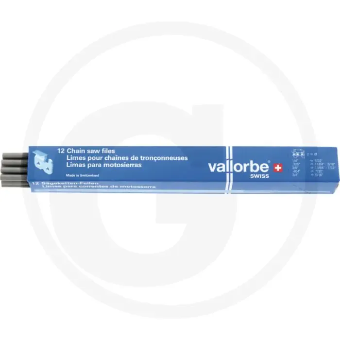 Alleen Vandaag Vallorbe kettingzaagvijl in masterverpakking vpe 12 - ronde vijl, Ø 5,5 mm, lengte 200 mm