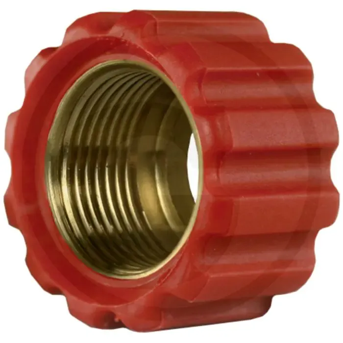 Wartelmoer M22x1,5 16,4 mm rood Messing. Koop Online