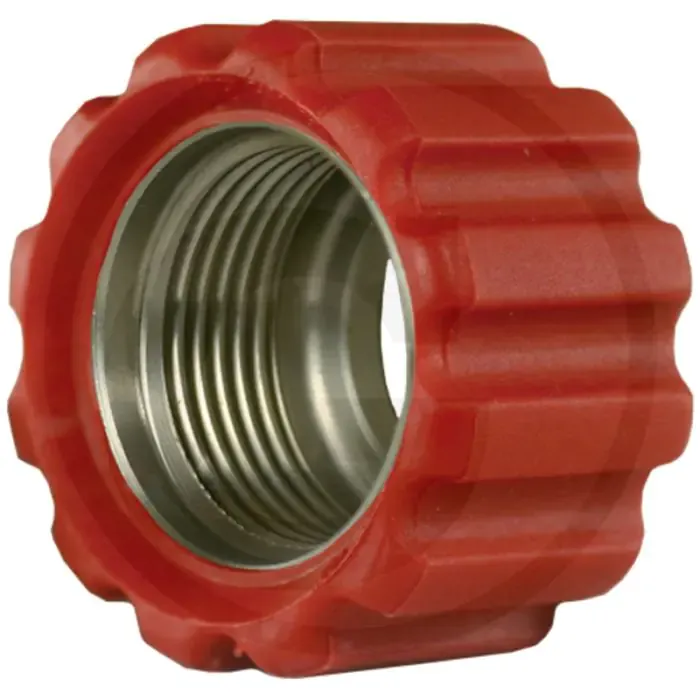 Hete Deal Wartelmoer M22x1,5 16,4 mm rood RVS - Binnen-Ø 16,4 mm