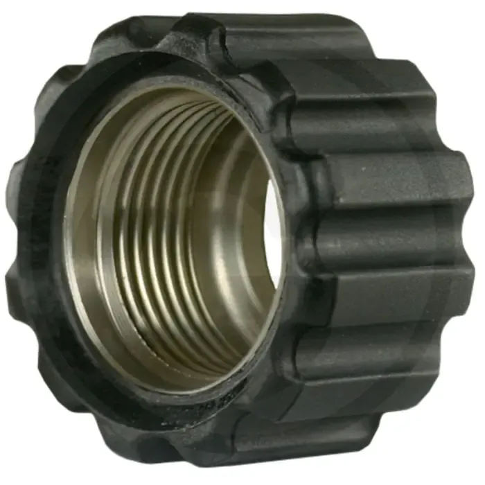 Wartelmoer M22x1,5 16,4 mm zwart RVS - Binnen-Ø 16,4 mm Op = Op