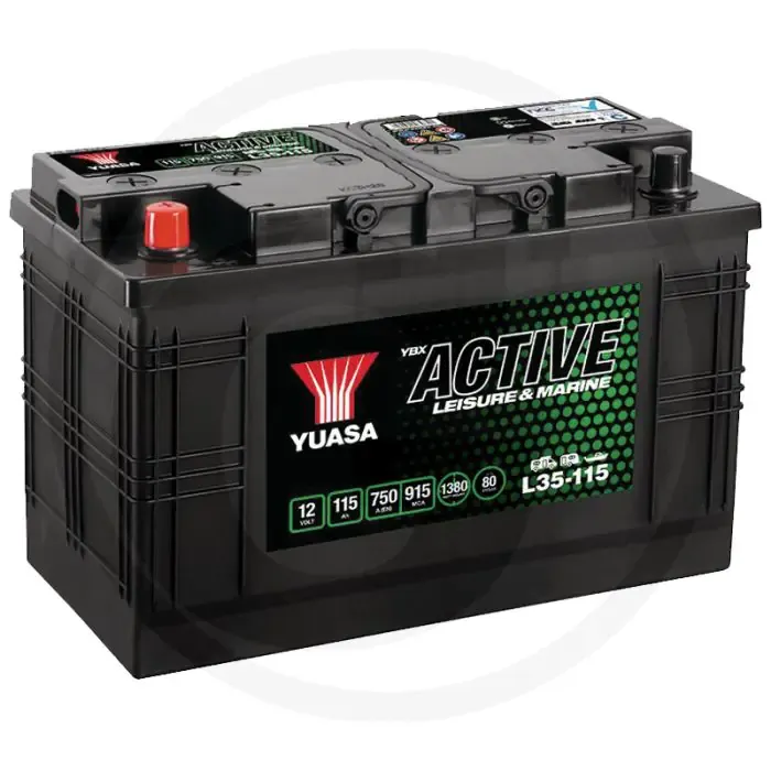 Yuasa Accu 115Ah 750EN 12V Ca/Ca - Caravans en campers Veilige Betaling