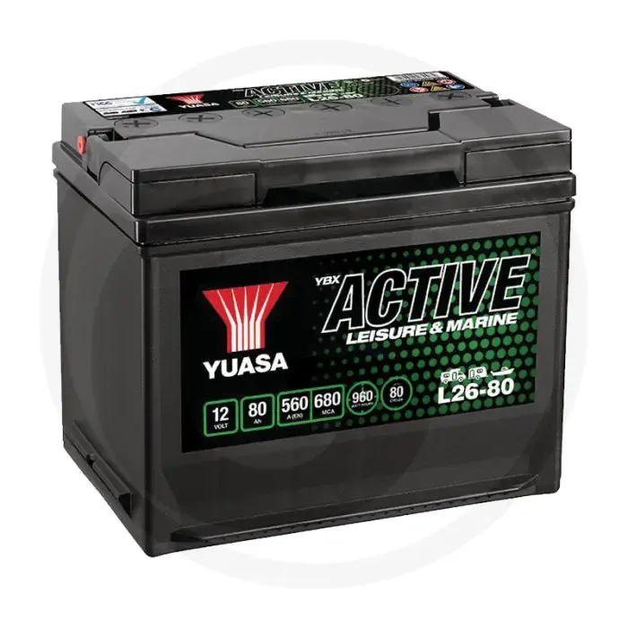 Yuasa Accu 80Ah 560EN 12V Ca/Ca - Caravan & Camper Laatste Kans