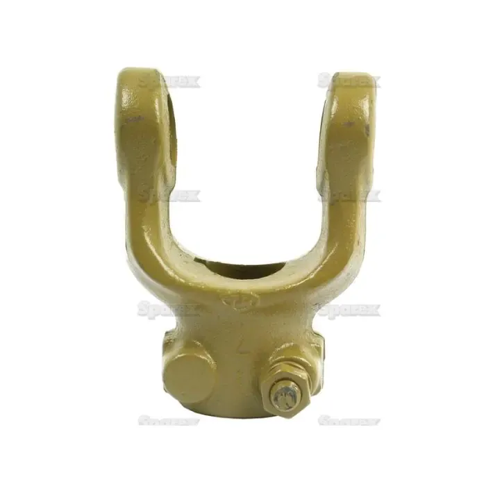 Actieprijs Aftakas Klemboutgaffels (Afm. Kruisstuk: 30.2 x 92mm) Boring Ø35mm, Sleutelmaat: 10mm.