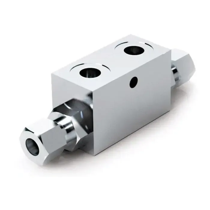 Direct Verzonden MARCHESINI Dubbele bediende terugslagklep 3/8'' BSP (30 L/min Volumestroom)