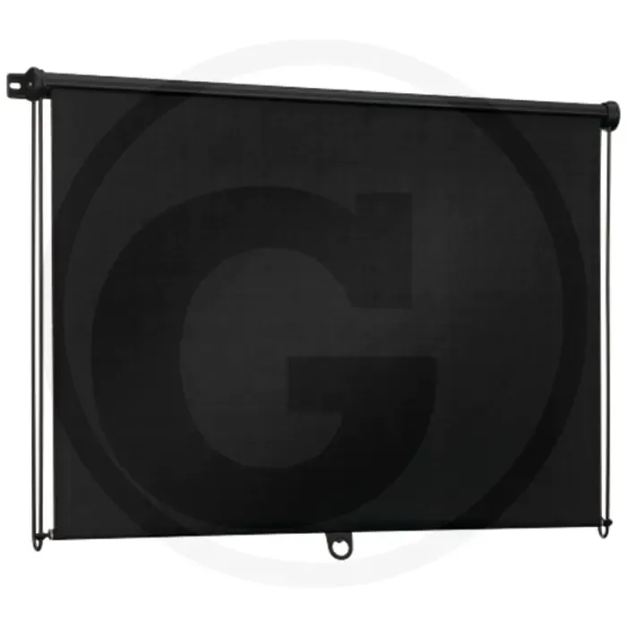 Rolzonwering met geleidebeugels Transparant 600x600 mm Speciale Aanbieding