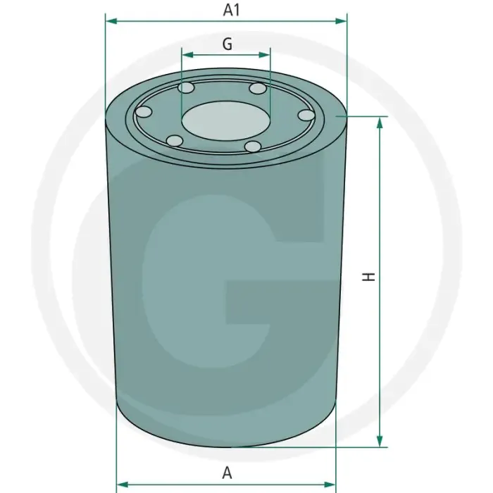 Direct Verzonden Fleetguard Motoroliefilter
