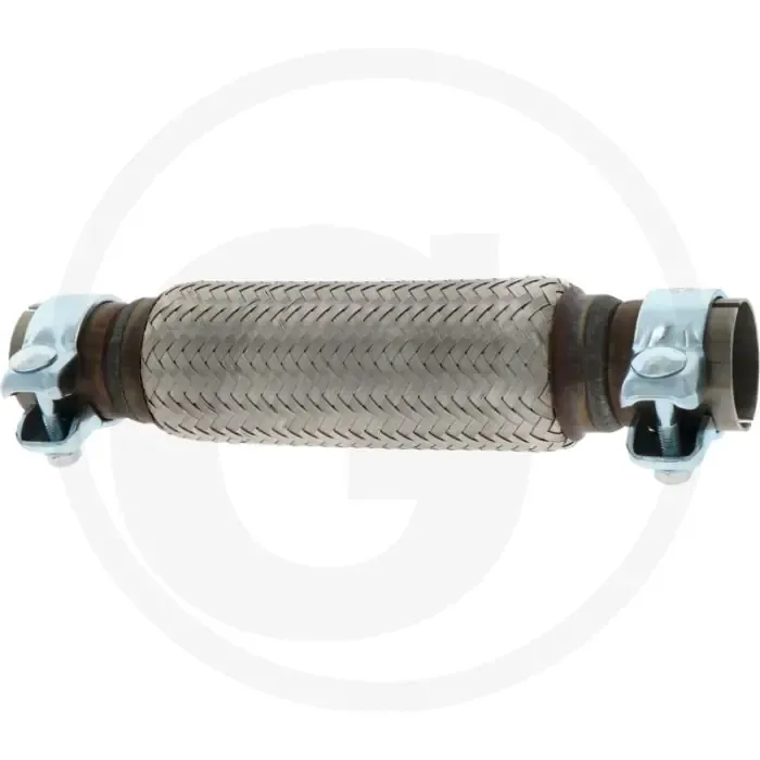 Flexibele buisverbinding 300mm (Ø45,5mm) (met sleuf en klemmen) Exclusieve Aanbieding
